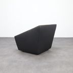 Postmodern Leather Armchair On Wheels By Cor thumbnail 8