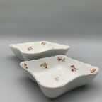 Set Schalen Bavaria Oranje Bloemmotief 2 Stuks thumbnail 2