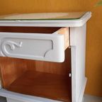 Vintage Brocante Houten Kastje, Halkastje, Nachtkastjes thumbnail 8