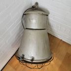 Vintage Industriële Lamp, Fabriekslamp, Hanglamp. thumbnail 6