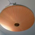 Mid Century Philips Plafondlamp Rood-Wit thumbnail 4