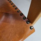6 X Leather Dining Chair With Inflatable Seat / Leather Seat / Backrest thumbnail 6