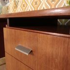 Grote Vintage Bureau Mid-Century Teak thumbnail 10