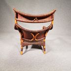 Lounge Chair And Footstool Designed By Yuzuru Yamakawa Rattan And Bamboo thumbnail 6