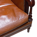 Cognac Kleurige Lederen Armzetel thumbnail 10