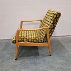 Vintage Fauteuil Geel Groen Jaren 60 Fauteuil thumbnail 8