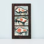Houten Wandplaat Tegeltjes Stier thumbnail 3
