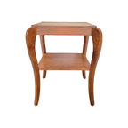 Frans Art Deco Eiken Bijzettafel, Jaren 30 thumbnail 2
