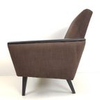 Vintage Bruine Fauteuil Zwart | Bruin thumbnail 6