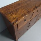 Spanisch Chestnut Wood Side Board Antiqu Bar Counter. Butcher Bar Counter thumbnail 30