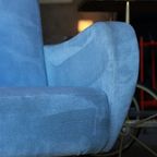 Fluwelen Fauteuil Uit De Jaren 50 thumbnail 5