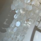 Vintage Capiz Schelpen Hanglamp Xxxl Parelmoer 60’S thumbnail 10