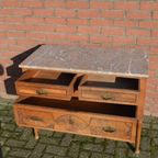Wastafel Antiek Met Marmer Blad thumbnail 9