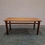 Japandi Mid Century Vintage Salontafel Teakhouten Coffeetable thumbnail 11