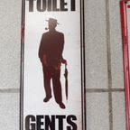 Toilet "Gents - Ladies" Metalen Platen. thumbnail 5