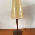 Unieke Vintage Philips Lamp. Louis Kalff Tafellamp. Glasvezel Kap. thumbnail 2