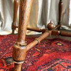 Bijzettafel Etagère Eiken Hout Vintage thumbnail 7