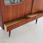 Vintage Buffetkast | Highboard | Teak | Jaren 60 thumbnail 6