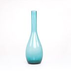 Grote Blauwe Scandinavische Glas Vaas thumbnail 5