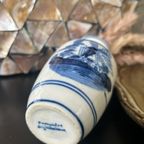 Vaasje Handpainted Blue Flowers Vintage thumbnail 2