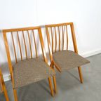 Set Houten Eetkamerstoelen Vintage thumbnail 10