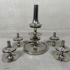 Vintage Modulair ‘Chrome Plated’ Kandelaar – Stoff Nagel Bmg thumbnail 4