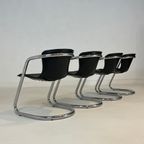 Willy Rizzo Dining Chairs – Set Of 4 1970s thumbnail 3