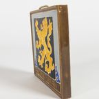 Faience- En Tegelfabriek Westraven - Cloisonné Tegel - Tegel Noord Brabant - 1930/1949 thumbnail 4