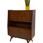 Vintage Secretaire Wandkast Werkplek Jaren 60 Teak Fineer thumbnail 5