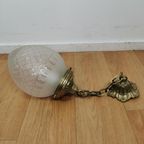 Vintage Brocante Hollywood Regency Hanglamp, Plafond Lamp 72 thumbnail 4