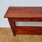 Antieke Vintage Landelijke Sidetable, Muurtafel, Bijzettafel thumbnail 4