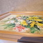 Vintage Schilderij Olieverf Op Doek thumbnail 7