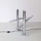 Qa41 – Sigma – Verchroomde Buizen Tafel Lampen Of Vloerlampen thumbnail 2