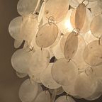 Opaline Capiz Parelmoer Goud Frame Schelp Hanglampen Meerdere Beschikbaar thumbnail 3