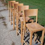 Barkruk Hout Hutten 5 Stuks thumbnail 11