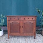 Art Deco Kastje Eiken Commode Wastafelkastje thumbnail 2