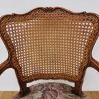 Brocante Vintage Franse Louis Xv Stoeltje, Fauteuil. 904 thumbnail 6