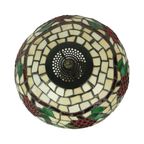 Art Deco Tiffany Stijl Tafellamp Met Organische Voet Jaren 70 thumbnail 9
