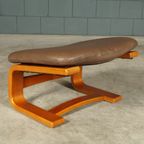 Deense “apollo” Fauteuil Met Hocker – Svend Skipper – Jaren 70 thumbnail 13