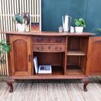 Antieke Commode Art Deco Kastje Vintage Dressoir Queen Anne thumbnail 16