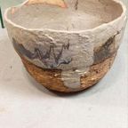 Grote Handgemaakt Keramische Wabi Sabi Schaal / Pot thumbnail 4