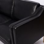 Leather Sofa Produced By Hurup Møbelfabrik, Denmark 1970s. thumbnail 16