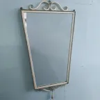 Vintage Metalen Spiegel (Art Nouveau Stijl) thumbnail 10