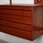 Royal System Wall Unit Designed By Poul Cadovius For Cado, Denmark 1950’S. thumbnail 11