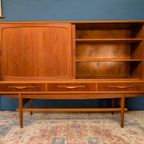 Vintage Highboard, Holger Christensen, Deens Design 1960s thumbnail 8