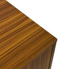 Vintage Kastje Compact Plak Fineer Jaren 70 Design thumbnail 9