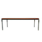 Deens Design Salontafel Teak Chroom Mid-century thumbnail 14