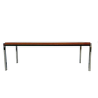 Deens Design Salontafel Teak Chroom Mid-Century thumbnail 14