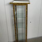 Vintage Vitrinekast Met Spiegel, 125 Cm thumbnail 5