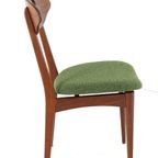 Set 4 Eetkamerstoelen Vintage Stoelen Nieuw Bekleed Gerestaureerd thumbnail 13